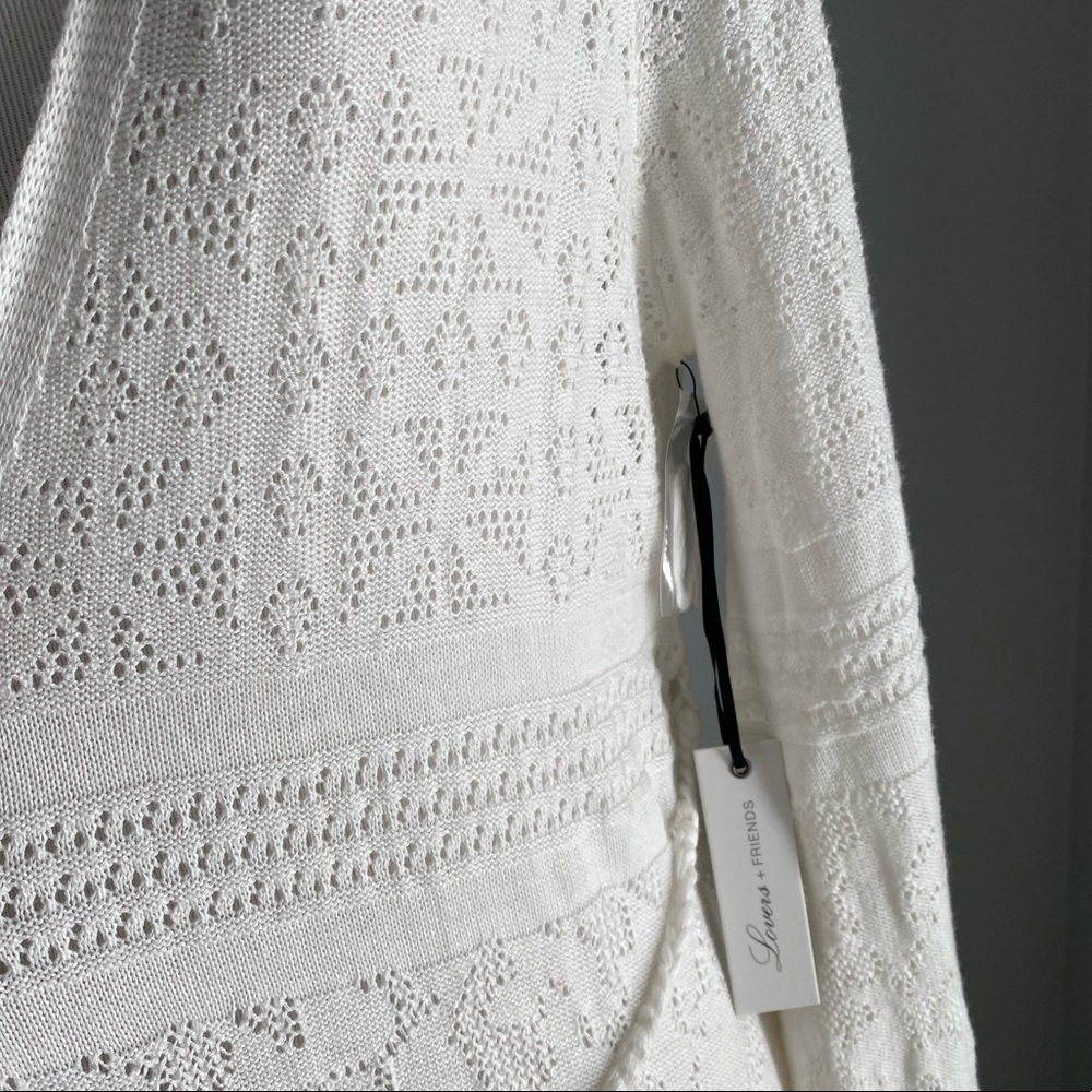 Lovers + Friends Darine Crochet Cardigan NWT - Picture 5 of 6